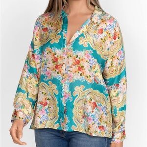 Johnny Was Rivoray Arie Button Up Blouse